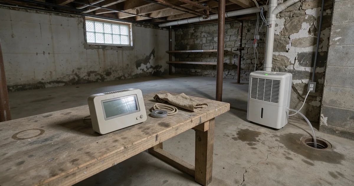 Musty Basement? Humidity, Mold and What Fixes It