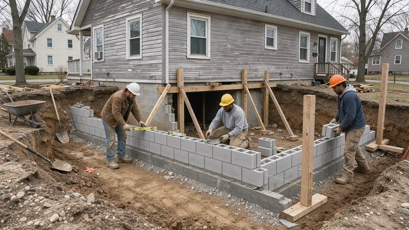 Basement Wall Replacement service in Akron, OH