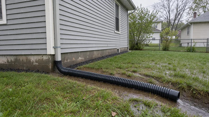 Downspout & Yard Drainage service in Akron, OH