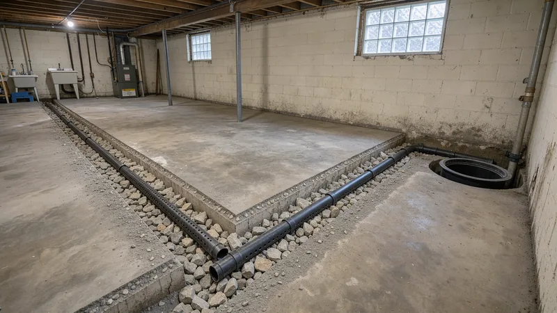 Interior Drain Tile Systems service in Akron, OH