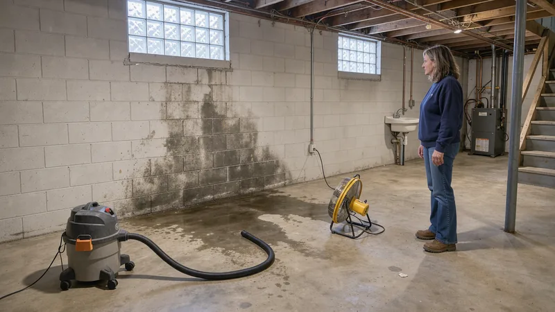 Wet Basement Repair service in Akron, OH